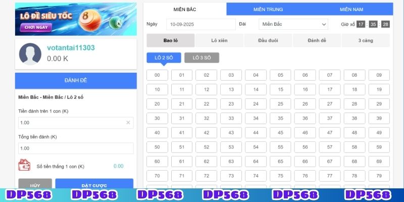 Bí quyết thắng lớn tại DP568