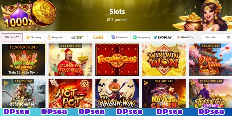 DP568 cập nhật kho game slot giữ chân cược thủ