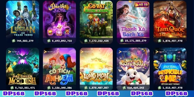 DP568 kết hợp chuyên gia quốc tế xây dựng kho game